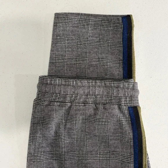 NWT Anthropologie Maeve Bettie Tapered Trousers Houndstooth Stripe Pants - Picture 2 of 8